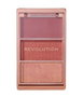Makeup Revolution Blush Icon Paleta de colorete e iluminador Mate Aura Points Rose